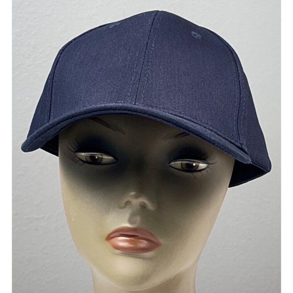 PX CLOTHING Adult Strap-Back Navy 100% Cotton BASEBALL CAP 8CP9020M NWT NEW